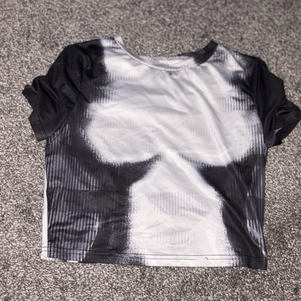 Stylish Black and White Women's Top